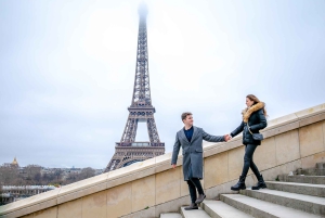 Paris: Fotoshooting rund um den Eiffelturm mit 55 bearbeiteten Fotos