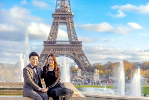 Paris: Fotoshooting rund um den Eiffelturm mit 55 bearbeiteten Fotos