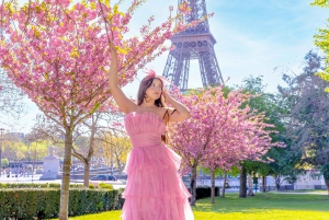 Paris: Fotoshooting rund um den Eiffelturm mit 55 bearbeiteten Fotos