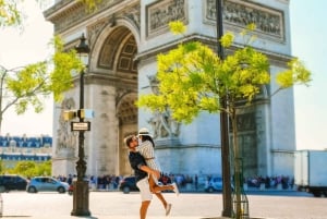 パリビッグスリーでの写真撮影