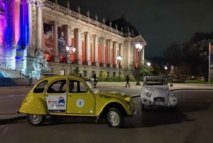 Paris: Privat julelys-tur med Citroën 2CV