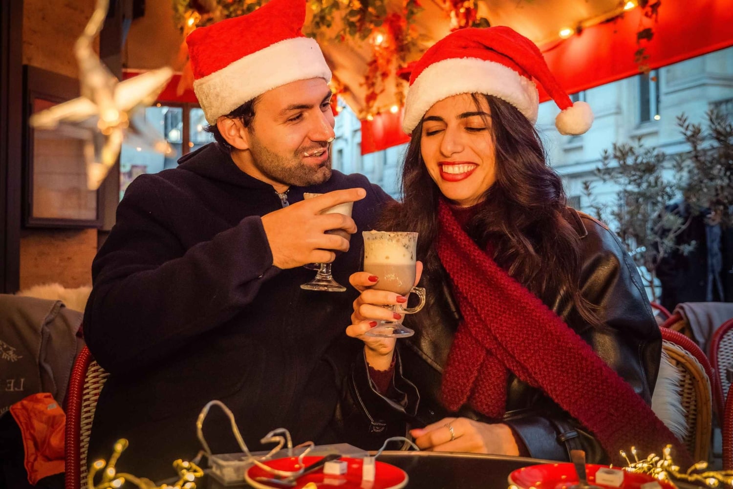 Parijs: privé-kerstfotoshoot met rekwisieten