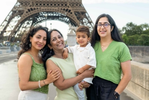 Paryż: Prywatna sesja zdjęciowa z wieży Eiffla