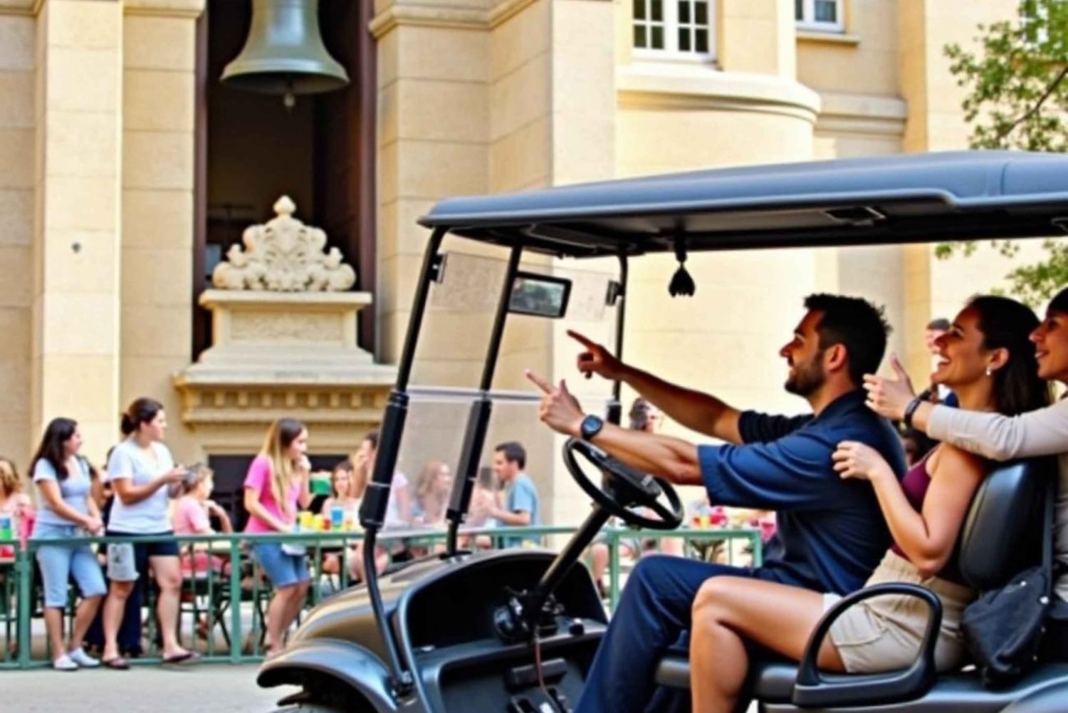Paris: Private Golf Cart Tour with Local Guide