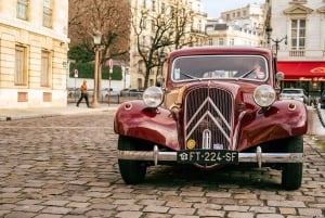 Paris: Privat omvisning med byomvisning i en Traction Avant eller DS 21