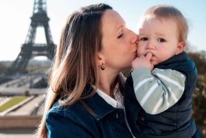 Paris: Privat fotosession nær Eiffeltårnet, 55 billeder