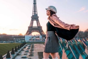 Pariisi: Yksityinen valokuvaussessio Eiffel-tornin lähellä, 55 kuvaa