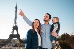 Pariisi: Yksityinen valokuvaussessio Eiffel-tornin lähellä, 55 kuvaa