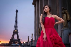 Pariisi: Yksityinen valokuvaussessio Eiffel-tornin lähellä, 55 kuvaa