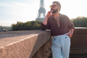 Pariisi: Yksityinen valokuvaussessio Eiffel-tornin lähellä, 55 kuvaa