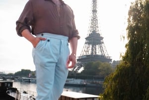 Pariisi: Yksityinen valokuvaussessio Eiffel-tornin lähellä, 55 kuvaa