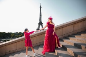 Pariisi: Yksityinen valokuvaussessio Eiffel-tornin lähellä, 55 kuvaa