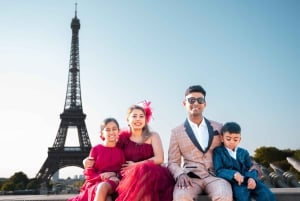 Pariisi: Yksityinen valokuvaussessio Eiffel-tornin lähellä, 55 kuvaa