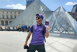 Paris: Privat fotoshoot uden for Louvre-museet