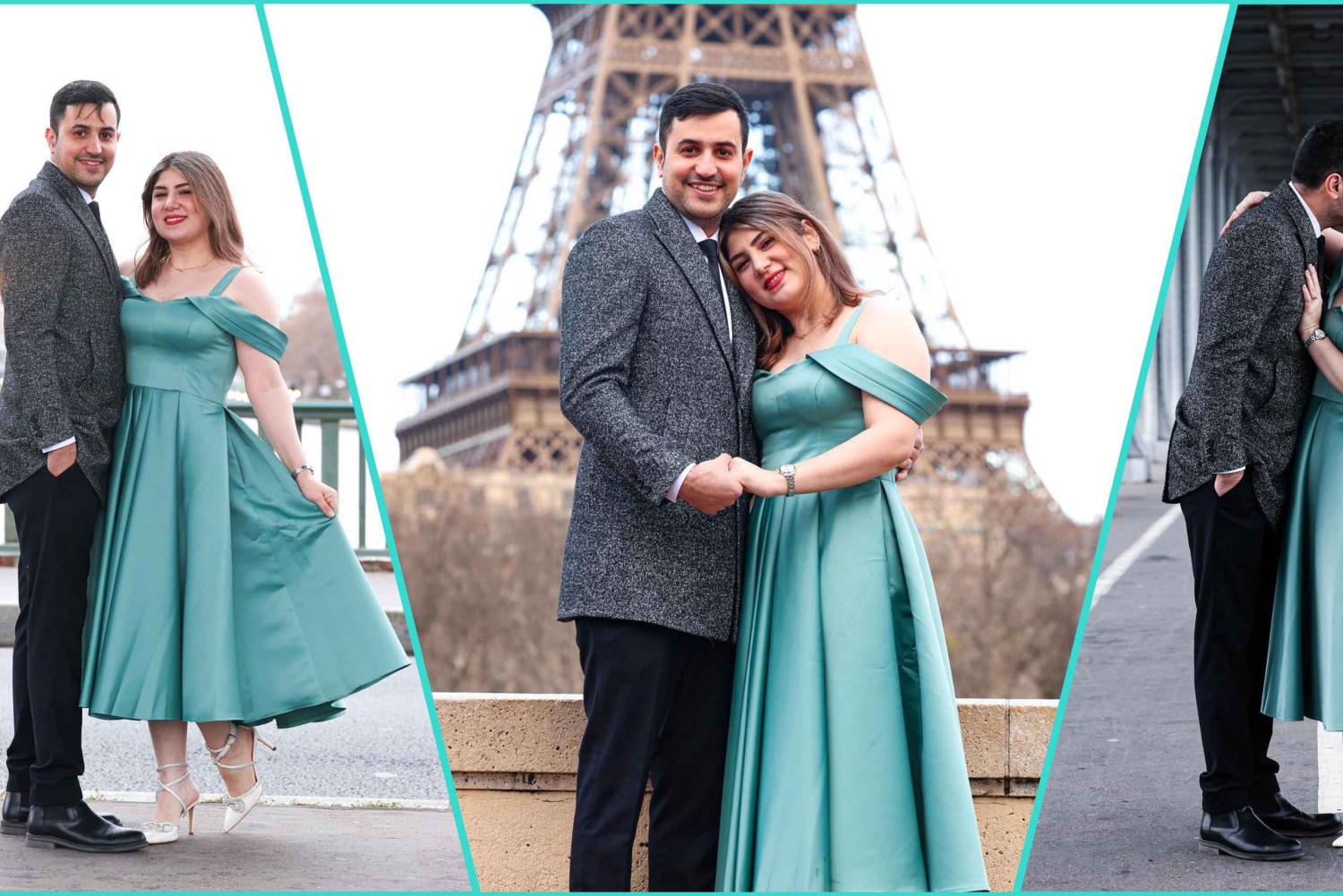 Paryż: Prywatna sesja zdjęciowa z profesjonalnym fotografem w punktach orientacyjnych