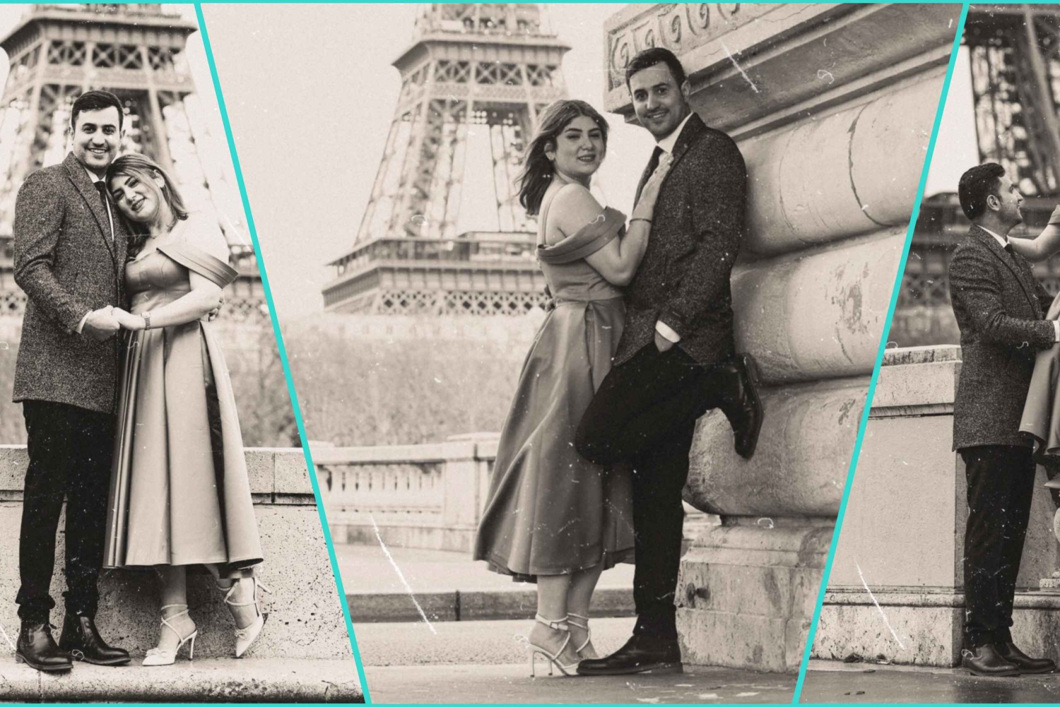 Paryż: Prywatna sesja zdjęciowa z profesjonalnym fotografem w punktach orientacyjnych