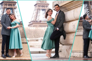 Paryż: Prywatna sesja zdjęciowa z profesjonalnym fotografem w punktach orientacyjnych