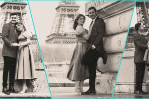 Paryż: Prywatna sesja zdjęciowa z profesjonalnym fotografem w punktach orientacyjnych