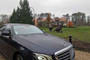 パリ：運転手付き車でのプライベートツアー