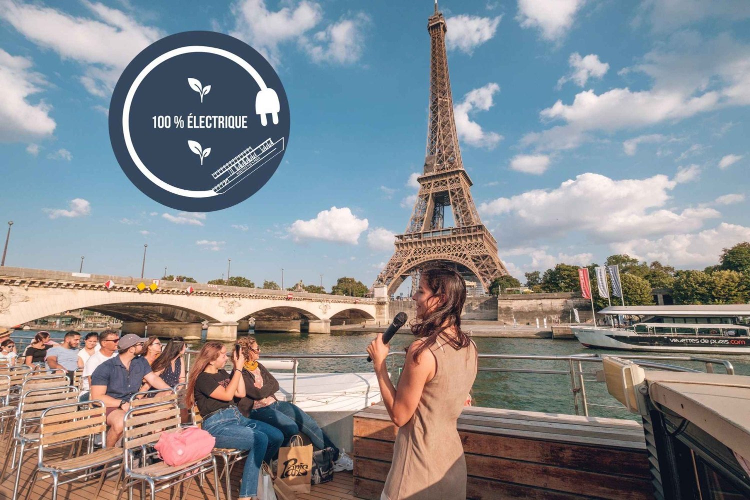 Paris: Sejlads på Seinen og crêpe eller cookie fra Eiffeltårnet