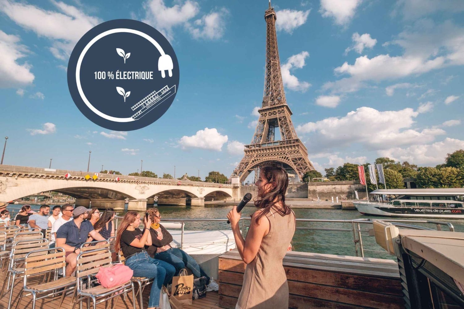 Paris: Seine-kryssning och crêpe eller kaka från Eiffeltornet