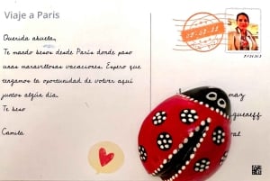 Kryssning i Paris Seine-kryssning med spellista med fransk musik och vykort