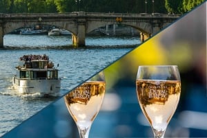 Paris: Seinen-krydstogt med live-guide og champagne