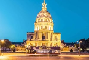 Paris: Big Bus Panoramic Night Tour by Open-Top Bus