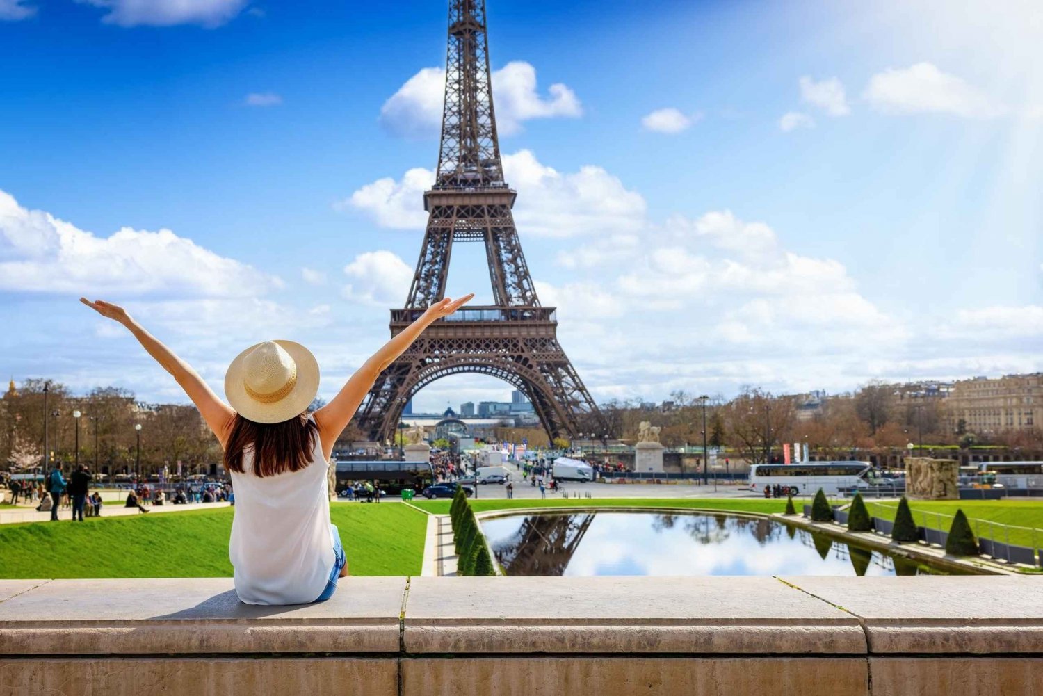 Paris : Tour Eiffel et jardins du Trocadéro en coupe-file