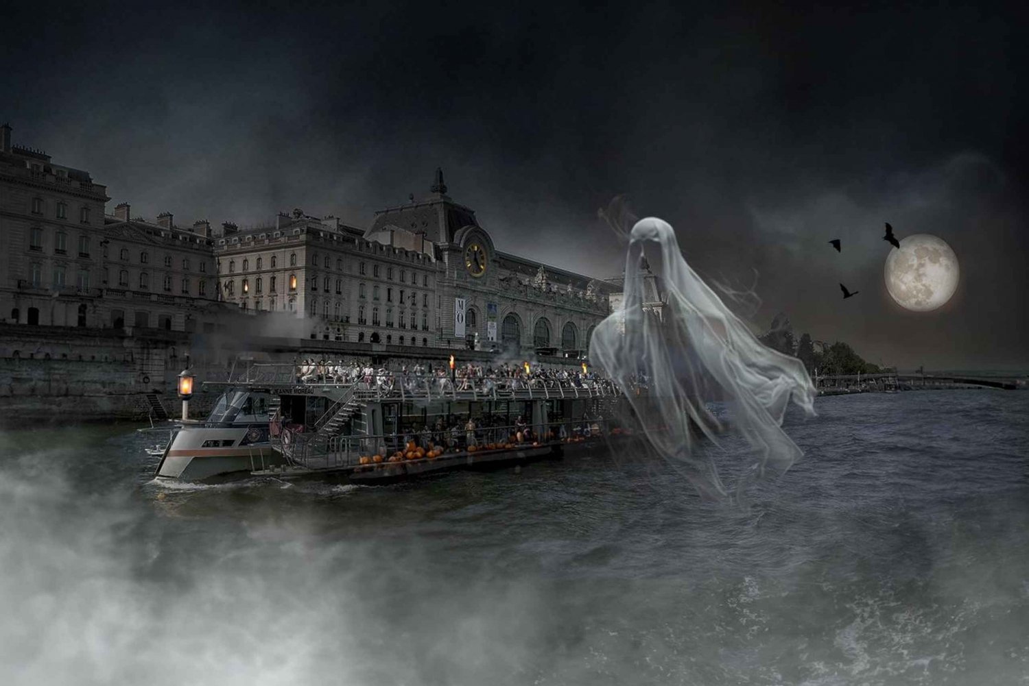 Parijs: De Halloween-cruise 'The Crossing of the Damned'