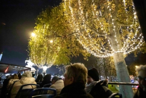París: Tour en autobús navideño descapotable Tootbus