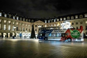 París: Tour en autobús navideño descapotable Tootbus