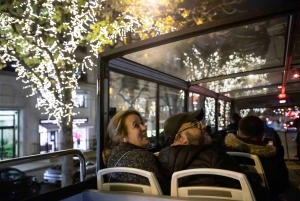 París: Tour en autobús navideño descapotable Tootbus