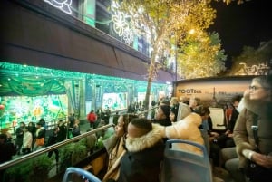 París: Tour en autobús navideño descapotable Tootbus