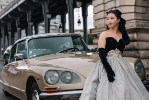 PHOTO Tour Paris: Luxury Photoshoot & Vintage Car Ride