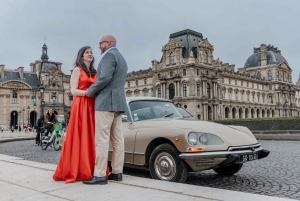 PHOTO Tour Paris: Luxury Photoshoot & Vintage Car Ride