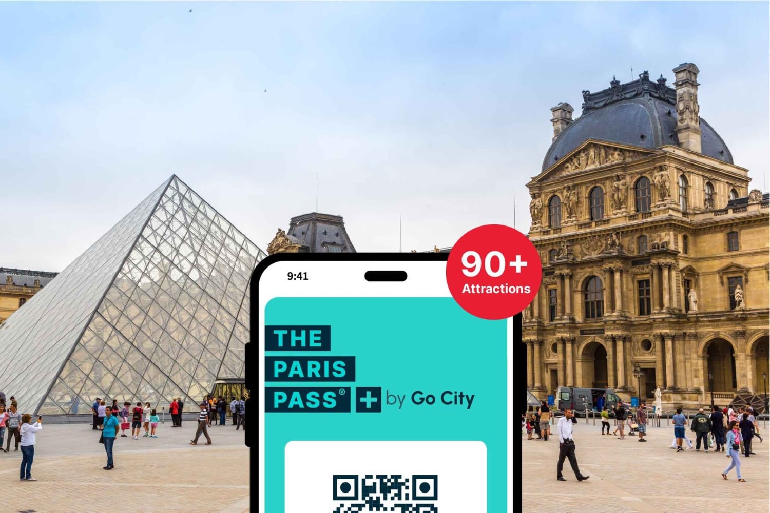 Paris Pass® Plus: yli 90 nähtävyyttä, mukaan lukien Louvre