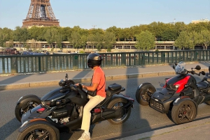 Visita a Paris em Can-Am Ryker de 3 rodas – A experiência exclusiva em Paris
