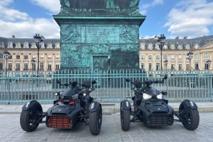 Visita a Paris em Can-Am Ryker de 3 rodas – A experiência exclusiva em Paris