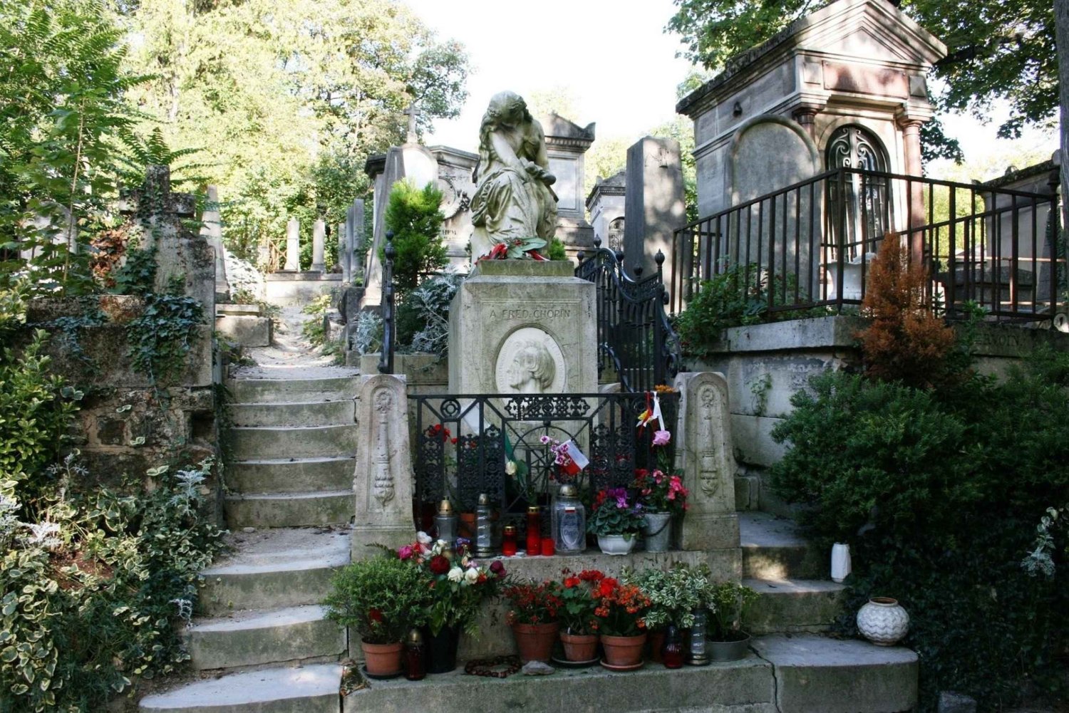 Besök i liten grupp på italienska på kyrkogården Père Lachaise