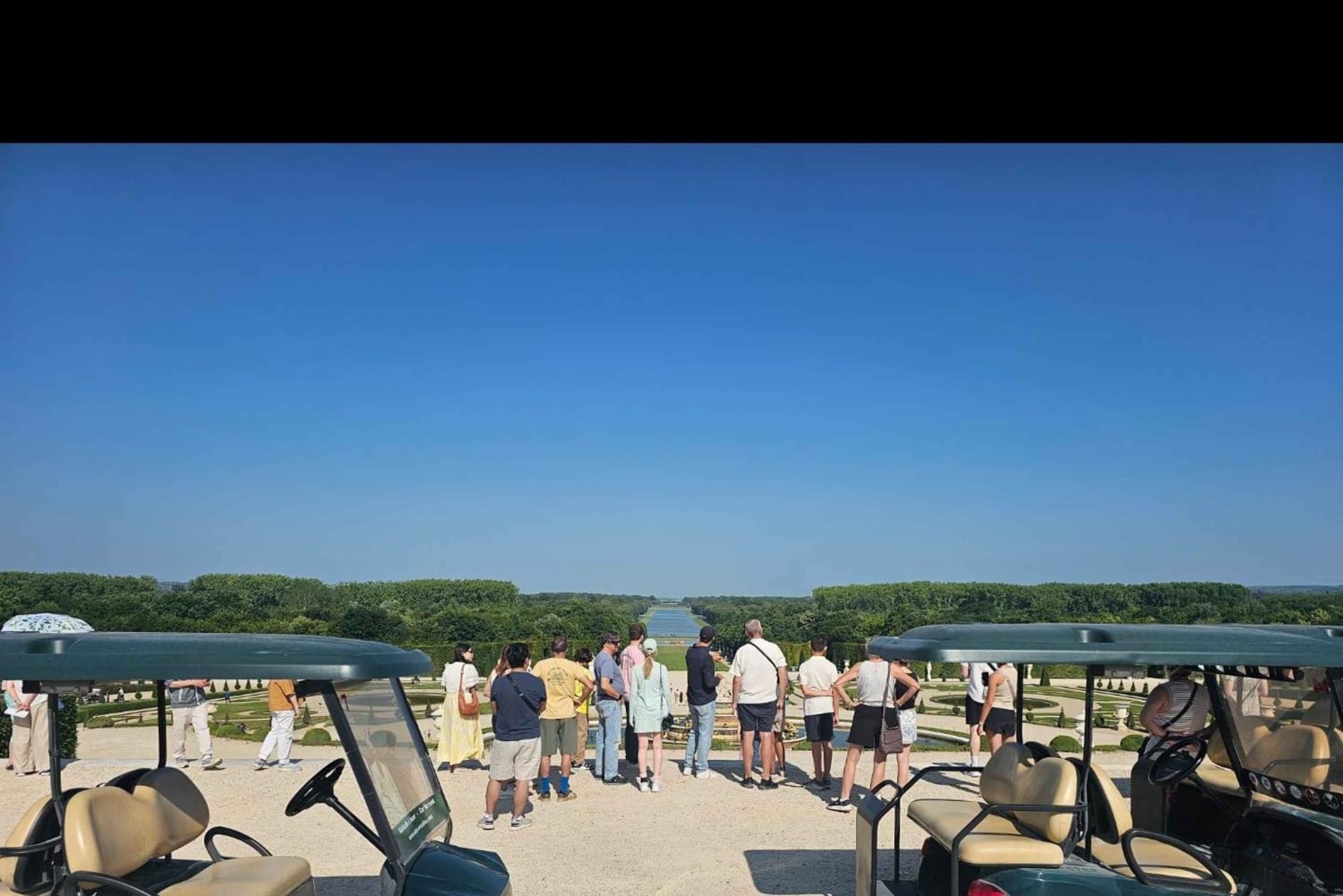 Versailles: Guidad tur med golfbilar och cyklar, Hamlet+fontäner