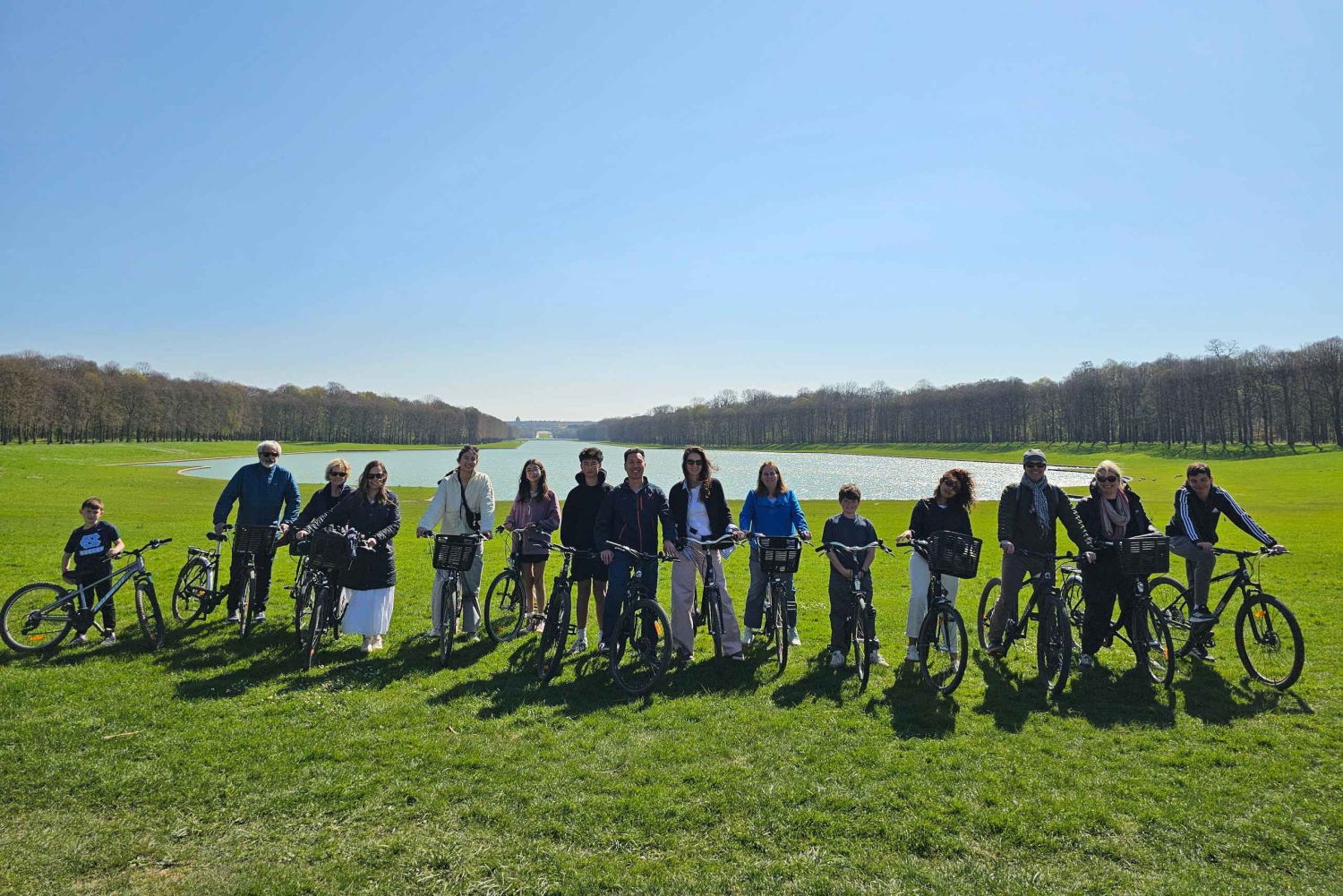 Versailles: Guidad tur med golfbilar och cyklar, Hamlet+fontäner