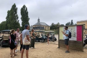 Versailles: Guidad tur med golfbilar och cyklar, Hamlet+fontäner