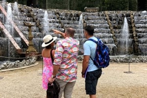 Versailles: Guidad tur med golfbilar och cyklar, Hamlet+fontäner