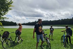 Versailles: Guidad tur med golfbilar och cyklar, Hamlet+fontäner