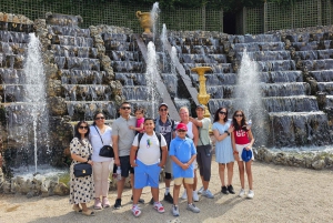 Versailles: Guidad tur med golfbilar och cyklar, Hamlet+fontäner