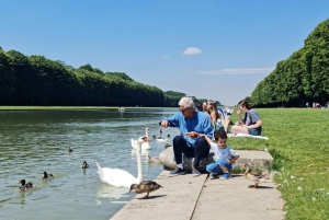 Versailles: Guidad tur med golfbilar och cyklar, Hamlet+fontäner