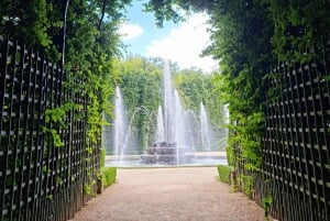 Versailles: Guidad tur med golfbilar och cyklar, Hamlet+fontäner