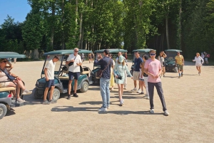 Versailles: Guidad tur med golfbilar och cyklar, Hamlet+fontäner