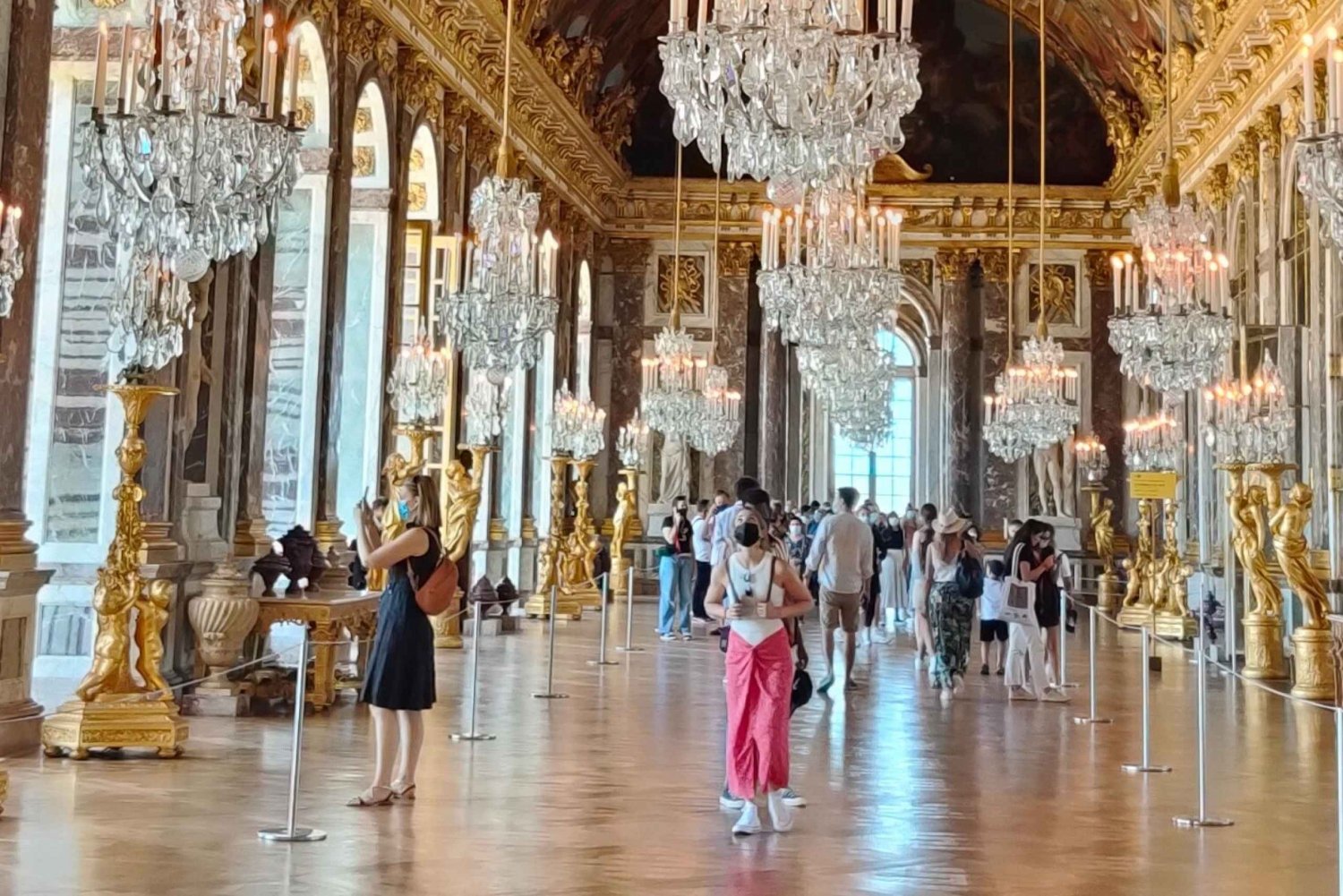 Versalles: Visita guiada privada a los jardines y ticket de acceso al palacio